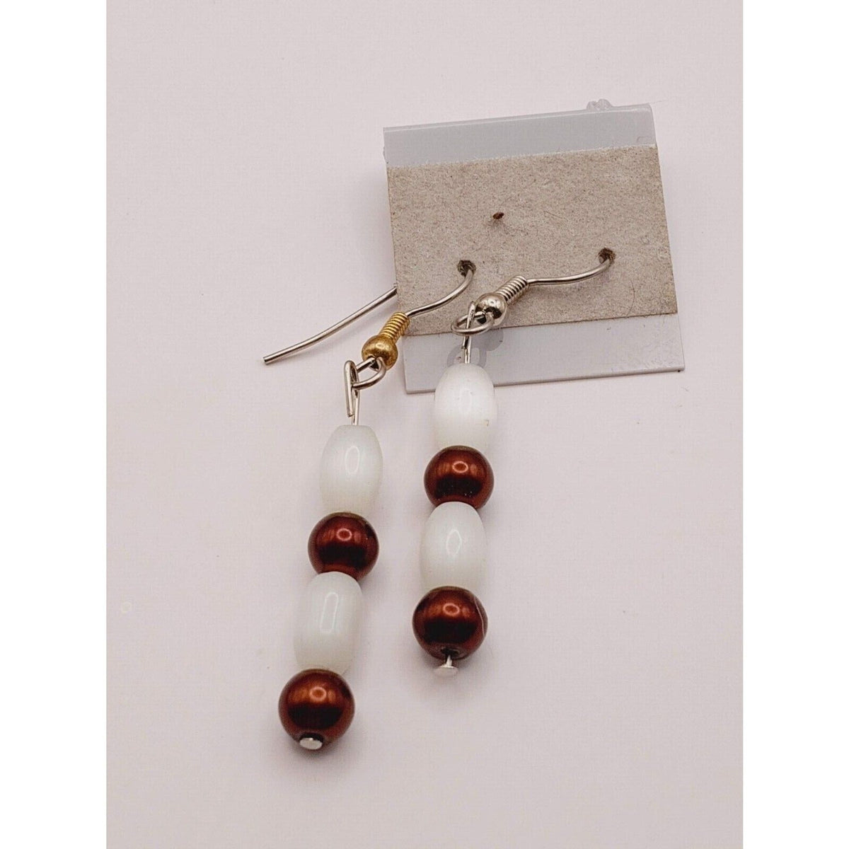 5 Pairs Vintage Beaded Dangle Earrings in Great Condition