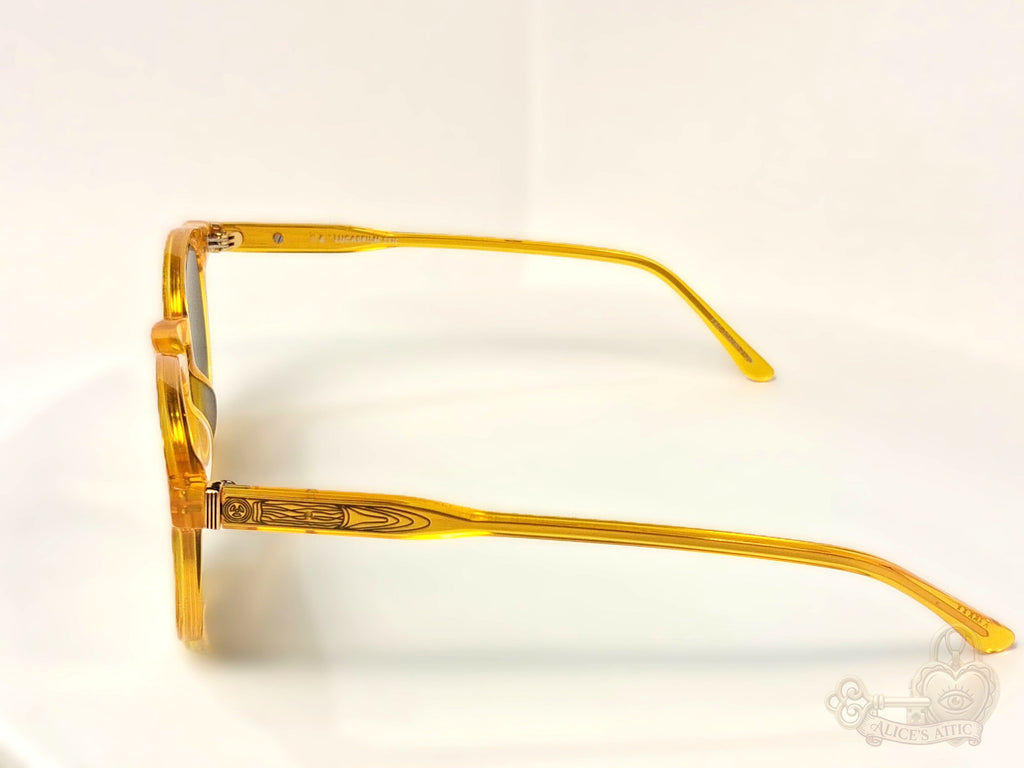 DIFF x Star Wars C-3PO 2.0 Round Sunglasses Translucent Yellow Gold - Image 3