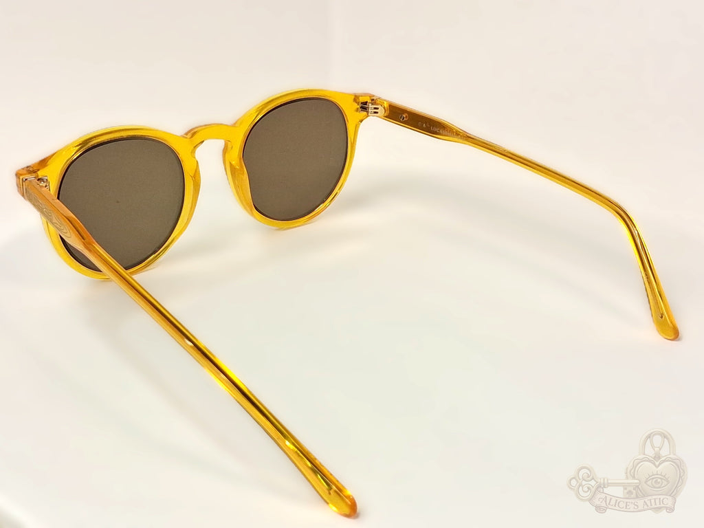 DIFF x Star Wars C-3PO 2.0 Round Sunglasses Translucent Yellow Gold - Image 4