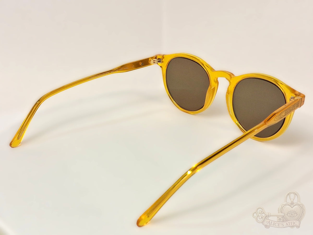DIFF x Star Wars C-3PO 2.0 Round Sunglasses Translucent Yellow Gold - Image 6