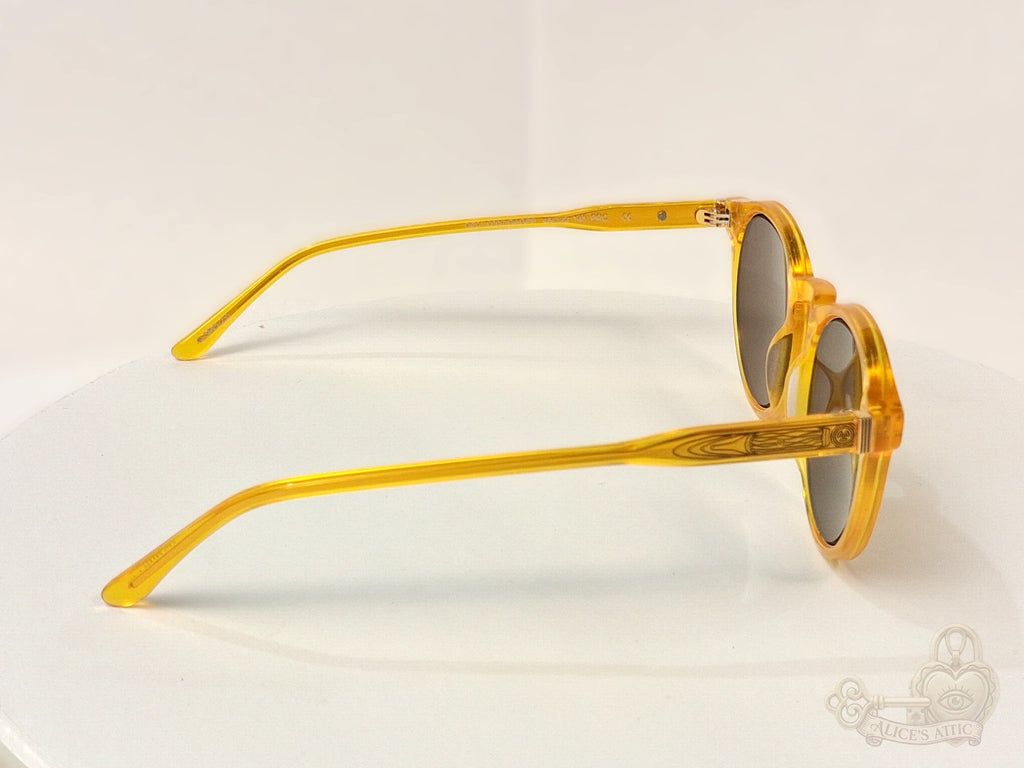 DIFF x Star Wars C-3PO 2.0 Round Sunglasses Translucent Yellow Gold - Image 7