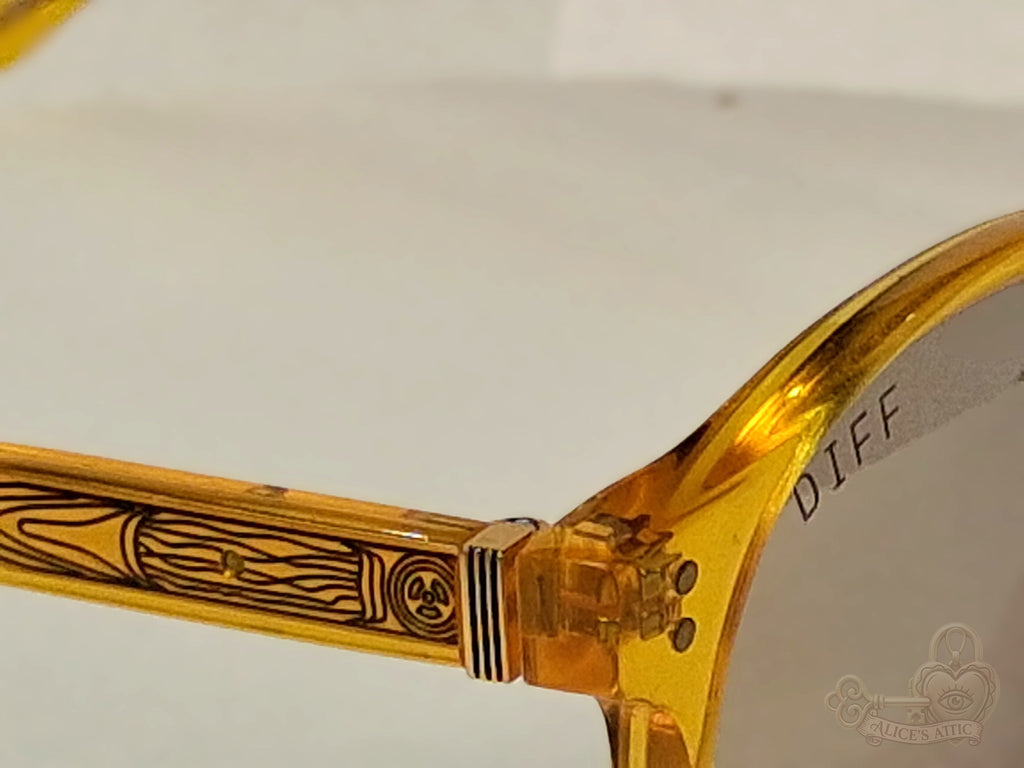 DIFF x Star Wars C-3PO 2.0 Round Sunglasses Translucent Yellow Gold - Image 8