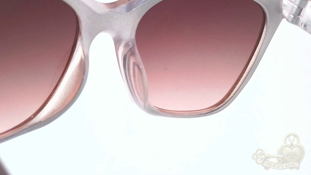 Disney Walt Disney World Translucent Pink Castle Sunglasses - Image 13