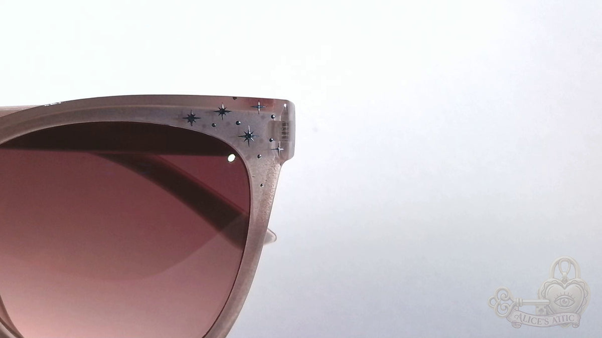 Disney Walt Disney World Translucent Pink Castle Sunglasses - Image 14