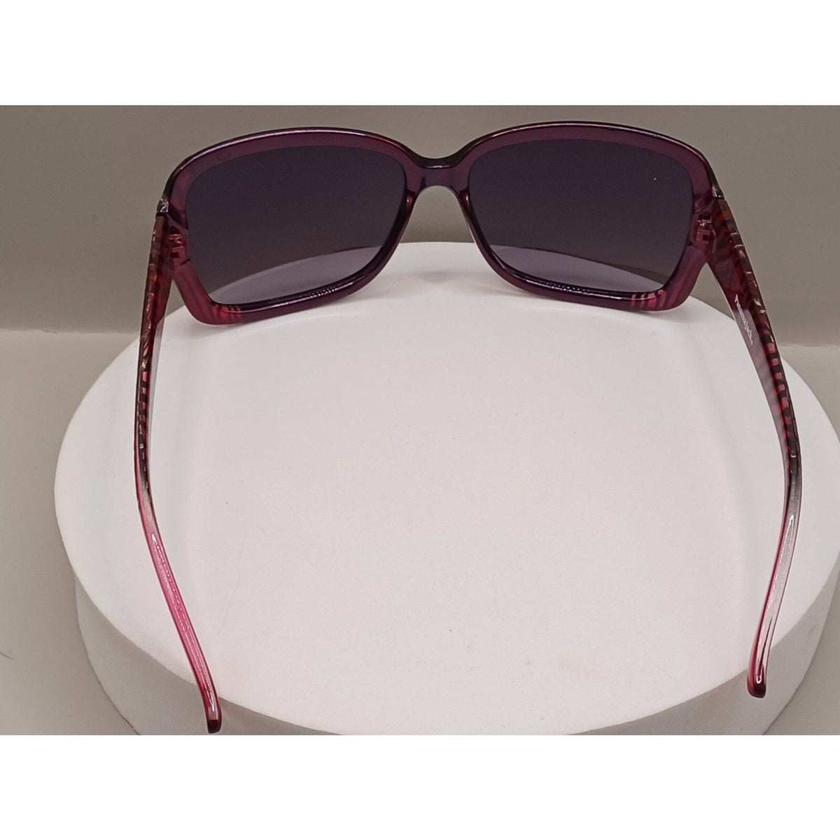 Panama Jack Pink and Black Zebra Print Rhinestone Bling Sunglasses