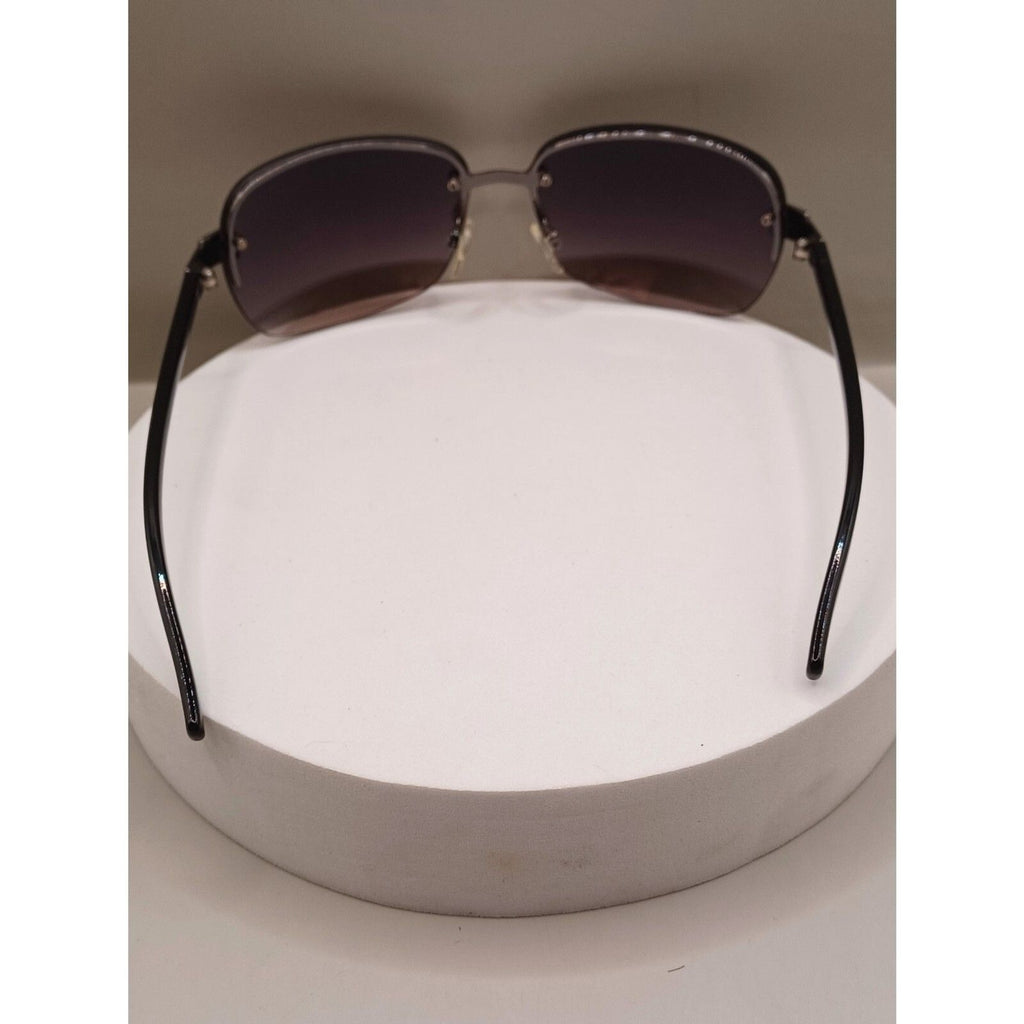 Dockers Brand Black Frame with Rhinestone Temple Accents Women's Sunglasses