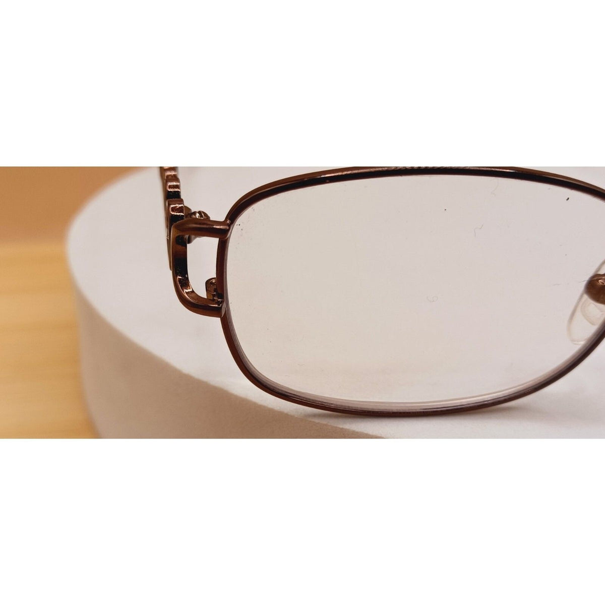 Modern Art Eyeglasses Frames A357 Metal and Rhinestone Frame
