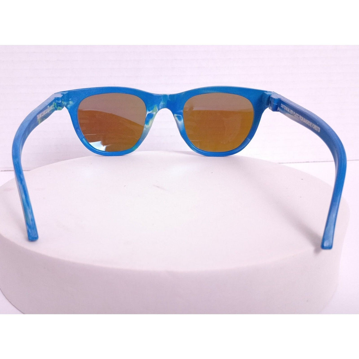 Pangea Movement City Recycled Plastic Ocean Blue / Blue Mirror Sunglasses