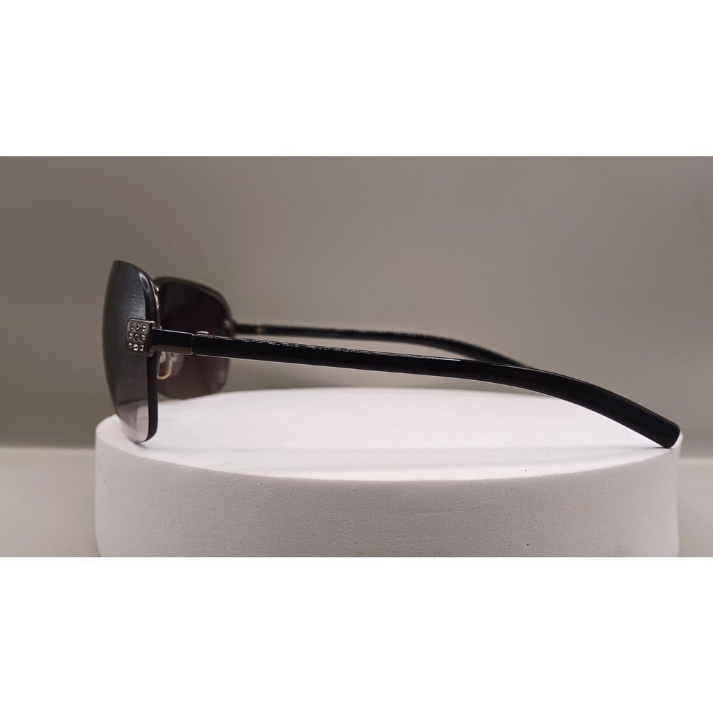 Dockers Brand Black Frame with Rhinestone Temple Accents Women's Sunglasses