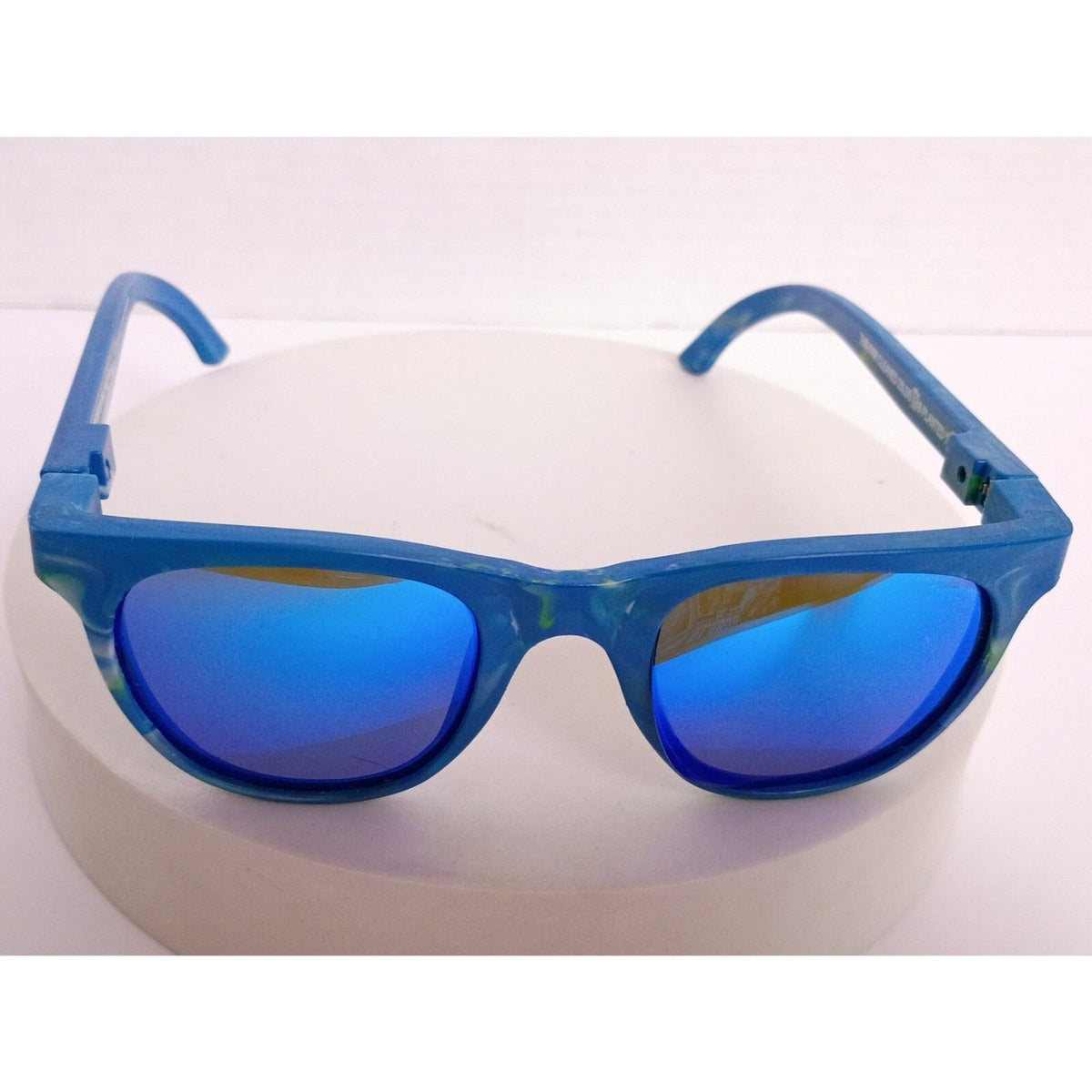 Pangea Movement City Recycled Plastic Ocean Blue / Blue Mirror Sunglasses