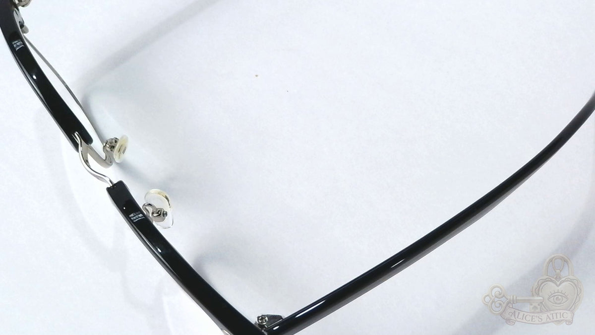 Eyebuydirect Cosmo Black Silver Browline Eyeglass Frames - Image 16