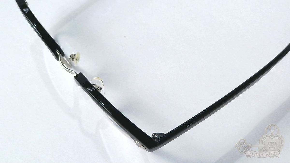 Eyebuydirect Cosmo Black Silver Browline Eyeglass Frames - Image 18
