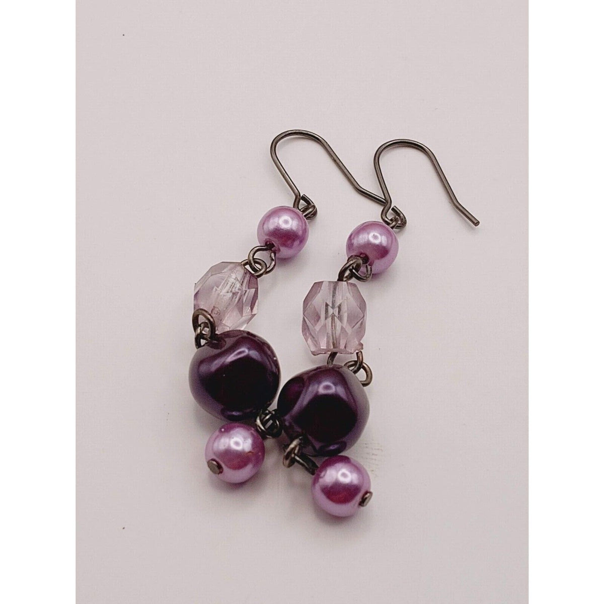 5 Pairs Vintage Beaded Dangle Earrings in Great Condition