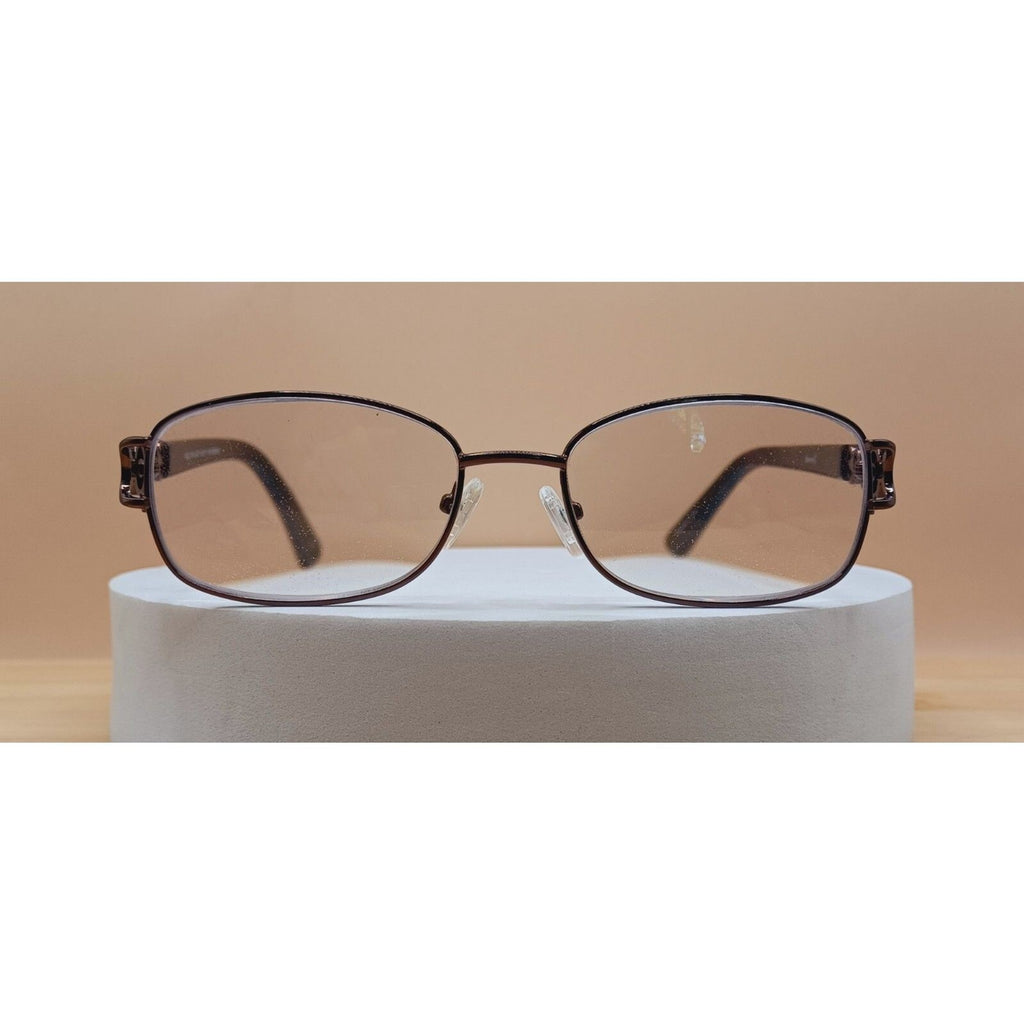Modern Art Eyeglasses Frames A357 Metal and Rhinestone Frame