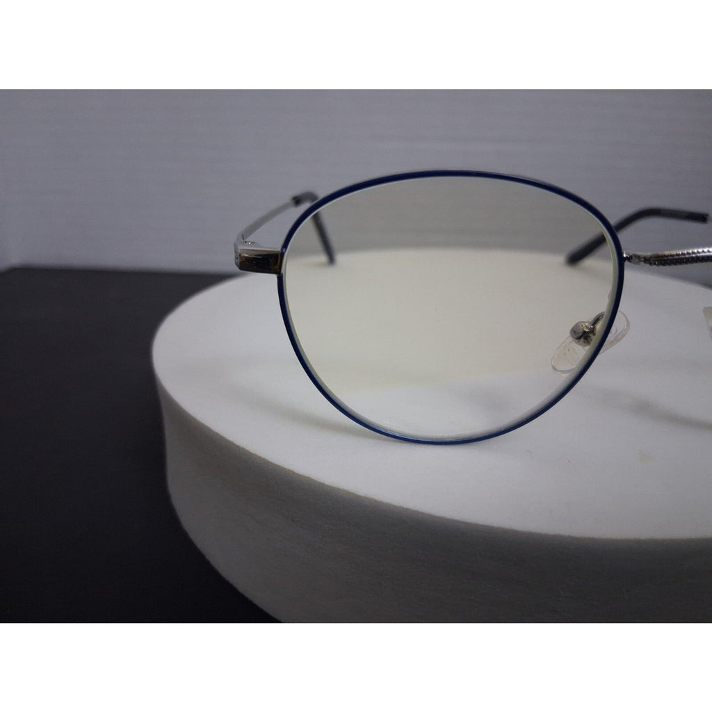 Zenni Sepulveda Blue Round +1.00 Reading Glasses with Hard Case