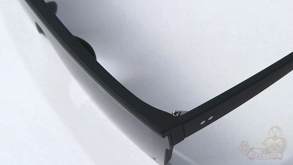 Foster Grant Flat Top Shield Sunglasses Matte Black Oversized Unisex Eyewear - Image 15