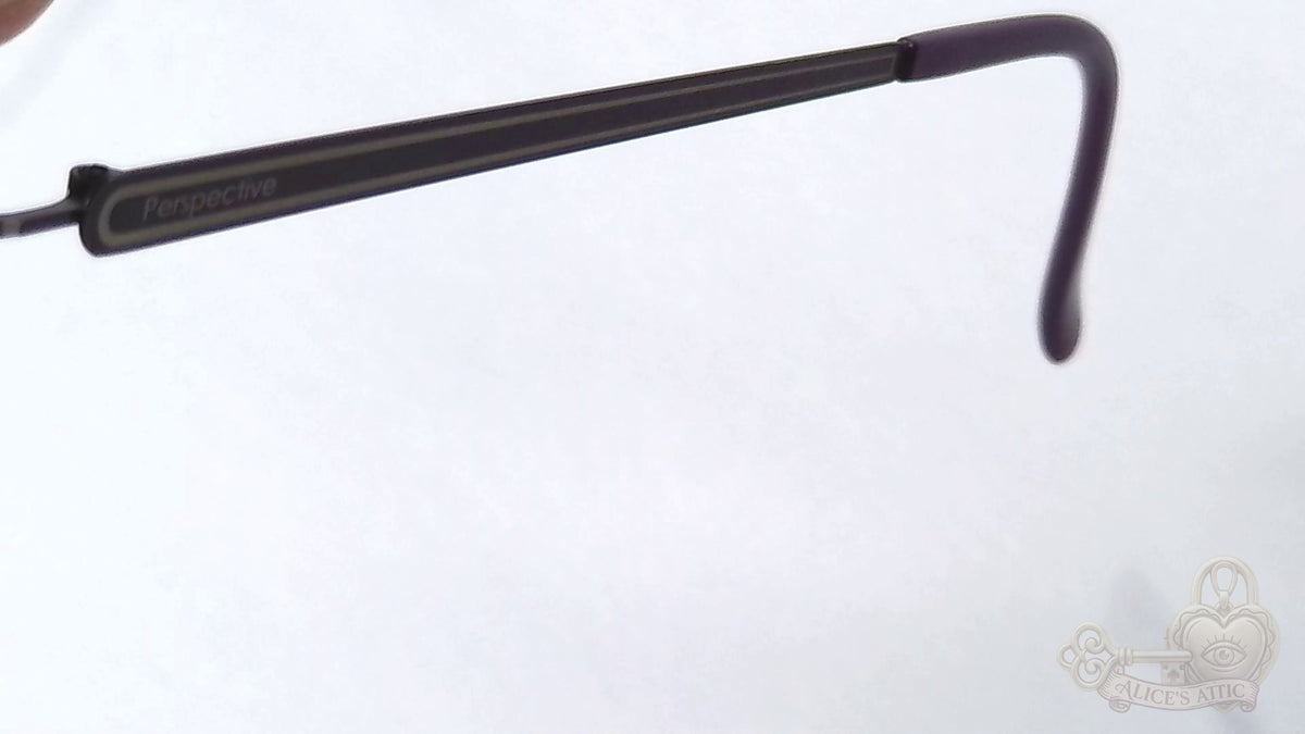 Götti Perspective Rimless Eyeglasses Black Metal Korea Violet Optical Frames - Image 13