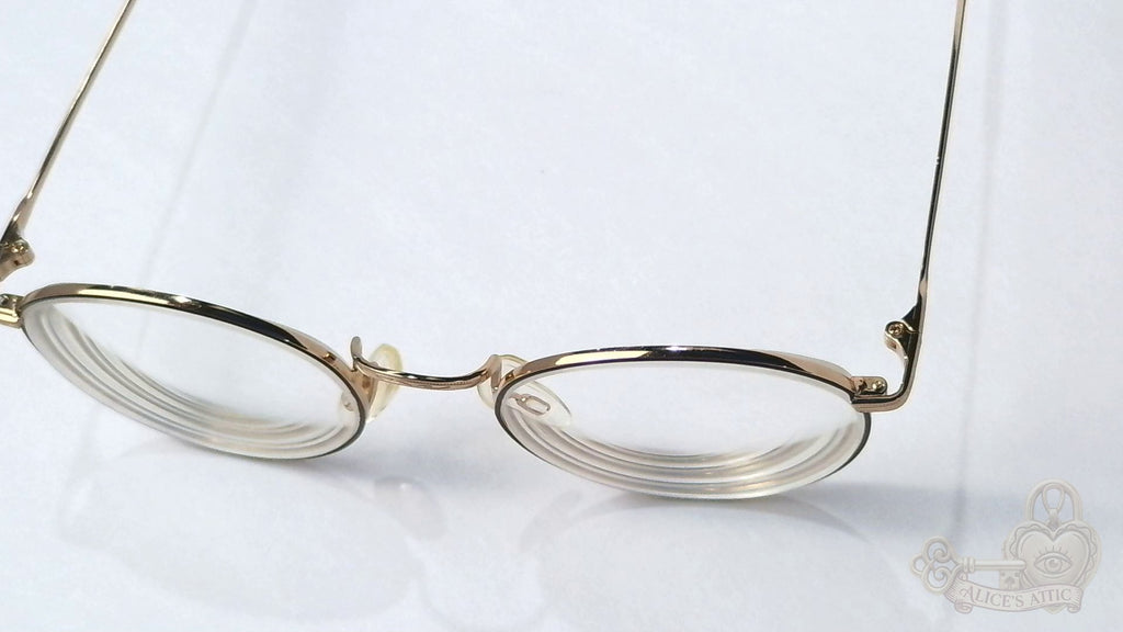 J. David Burgundy Round Metal Eyeglass Frames Clear Demo Lenses - Image 10