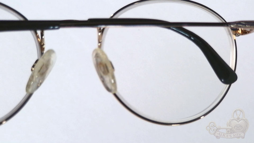 J. David Burgundy Round Metal Eyeglass Frames Clear Demo Lenses - Image 13