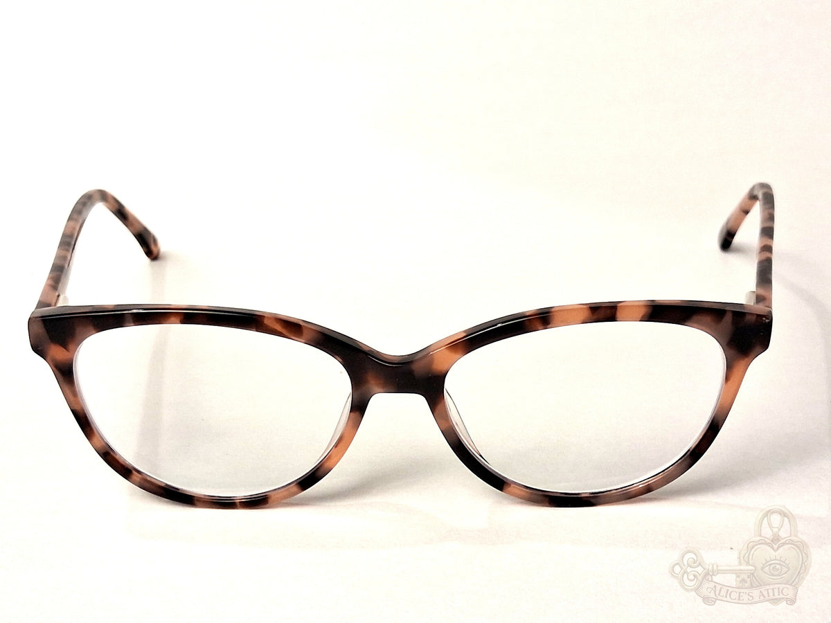 Kirkland Signature Gilbert Pink Tortoise Cat Eye Eyeglass Frames - Image 3