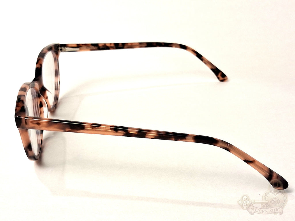 Kirkland Signature Gilbert Pink Tortoise Cat Eye Eyeglass Frames - Image 5