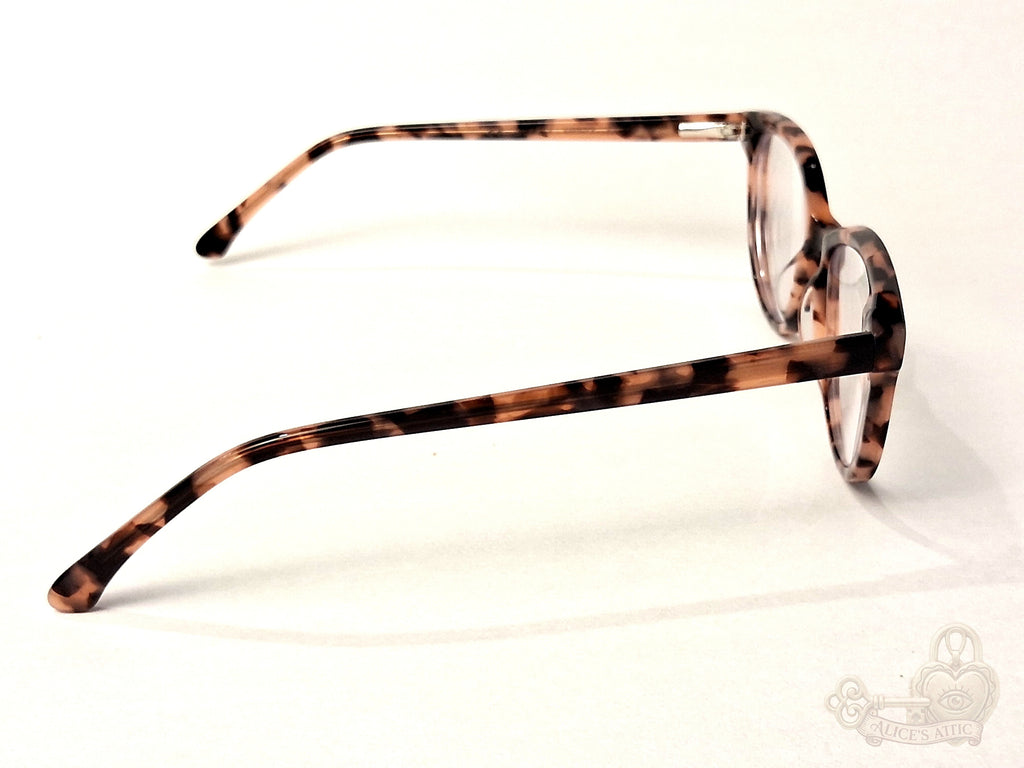Kirkland Signature Gilbert Pink Tortoise Cat Eye Eyeglass Frames - Image 6
