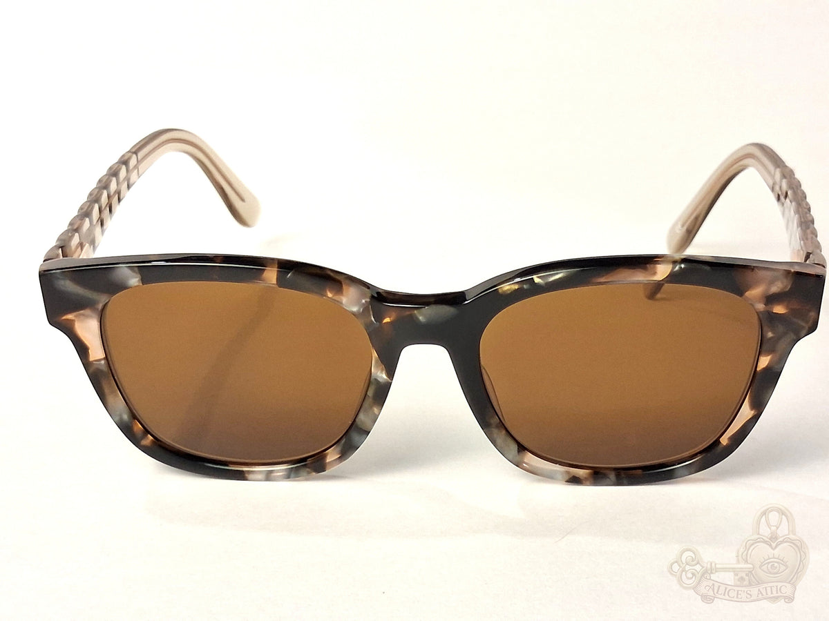 Kirkland Signature Fredericksburg Pink Tortoise Square Eyeglass Frames - Image 1