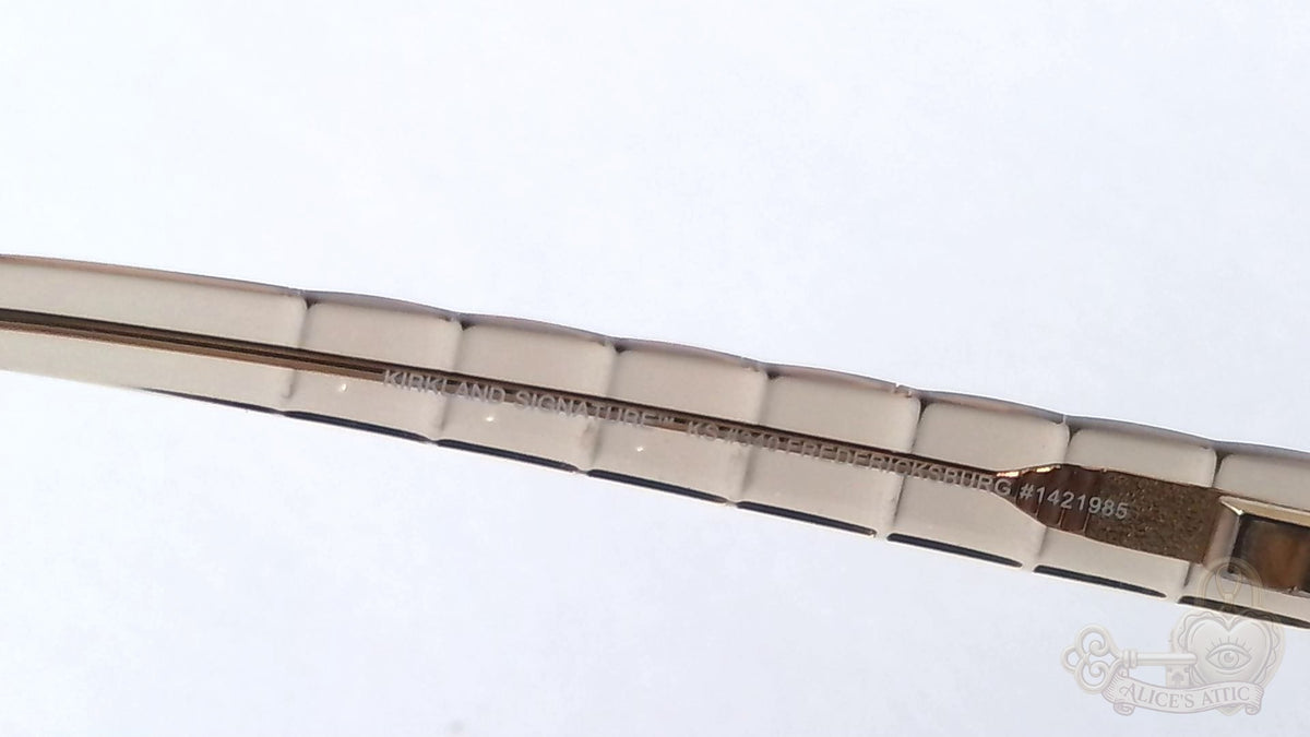 Kirkland Signature Fredericksburg Pink Tortoise Square Eyeglass Frames - Image 10