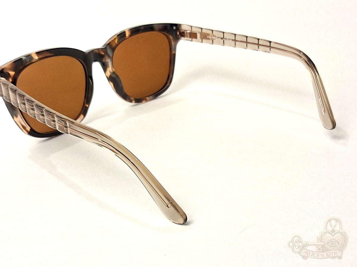 Kirkland Signature Fredericksburg Pink Tortoise Square Eyeglass Frames - Image 4
