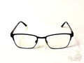 Lenton & Rusby LR4013 Black Metal Rectangle Eyeglasses Frames 51-18-140 - Image 1