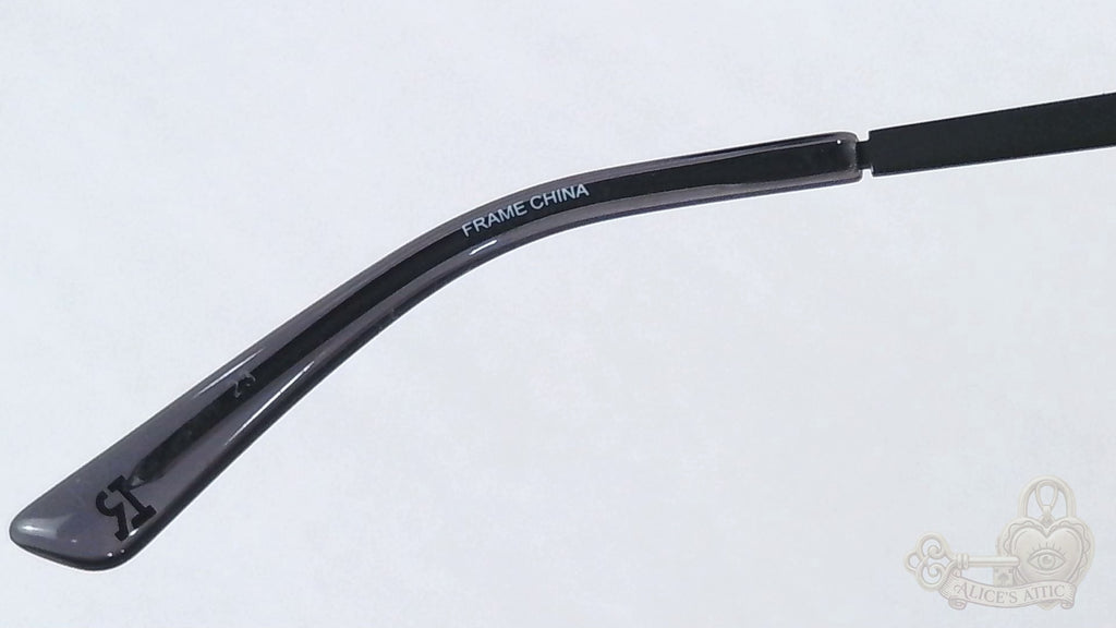 Lenton & Rusby LR4013 Black Metal Rectangle Eyeglasses Frames 51-18-140 - Image 12