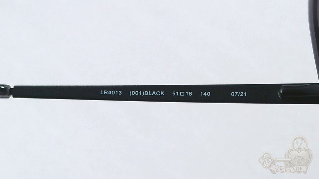 Lenton & Rusby LR4013 Black Metal Rectangle Eyeglasses Frames 51-18-140 - Image 13