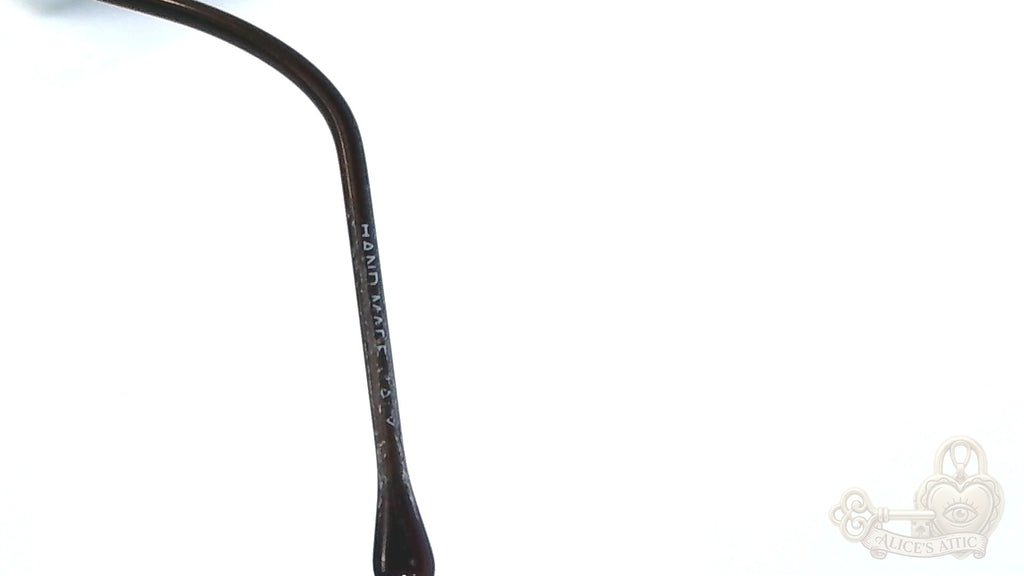 Marco Polo Italy Vintage Bronze Round Rimless Eyeglass Frames 46-18-140 - Image 14