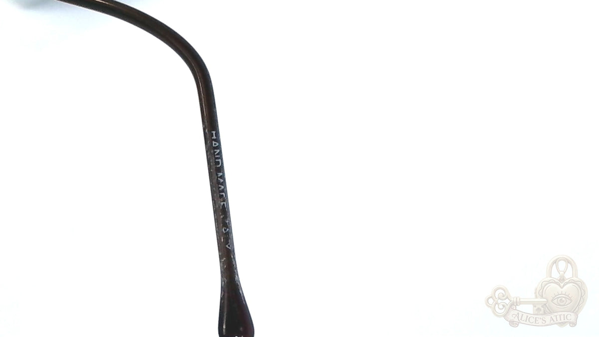 Marco Polo Italy Vintage Bronze Round Rimless Eyeglass Frames 46-18-140 - Image 14