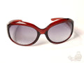 Mossimo 5506/S Oversized Y2K Sunglasses Translucent Red Rhinestone - Image 1