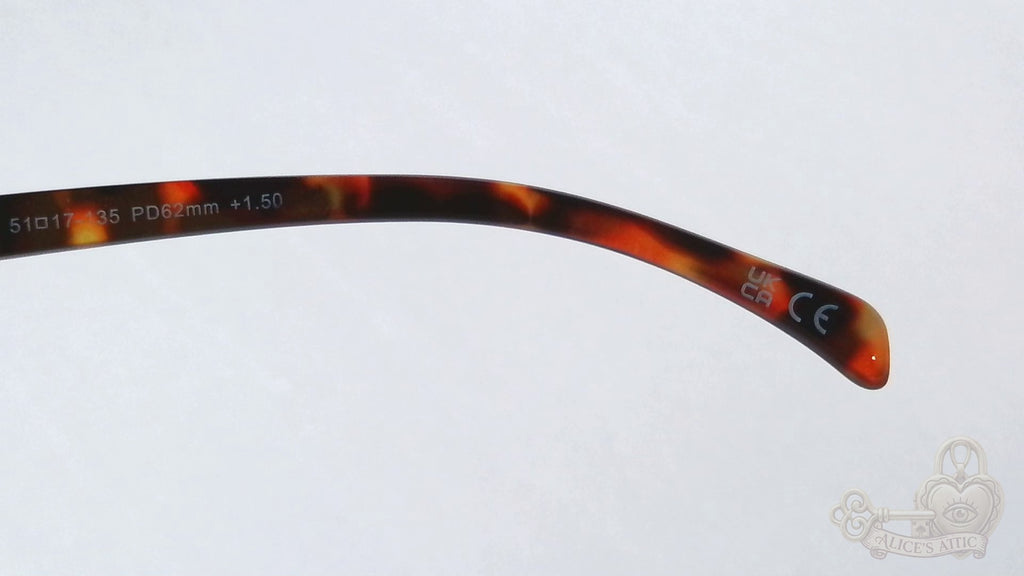 Nine West Tortoiseshell Rectangle Reading Glasses +1.50 Frame 51-17-135 - Image 11