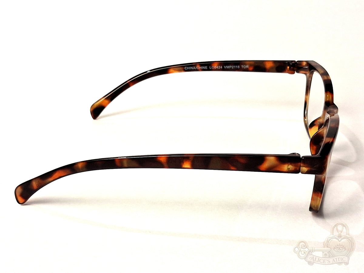 Nine West Tortoiseshell Rectangle Reading Glasses +1.50 Frame 51-17-135 - Image 4