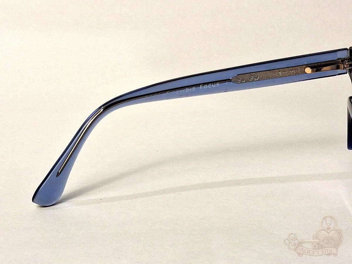 Peepers Blue & Brown Tortoiseshell Square Eyeglass Frames 48-15-135-145 - Image 12