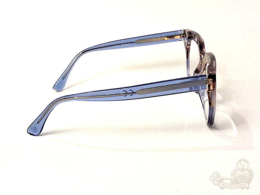 Peepers Blue & Brown Tortoiseshell Square Eyeglass Frames 48-15-135-145 - Image 7