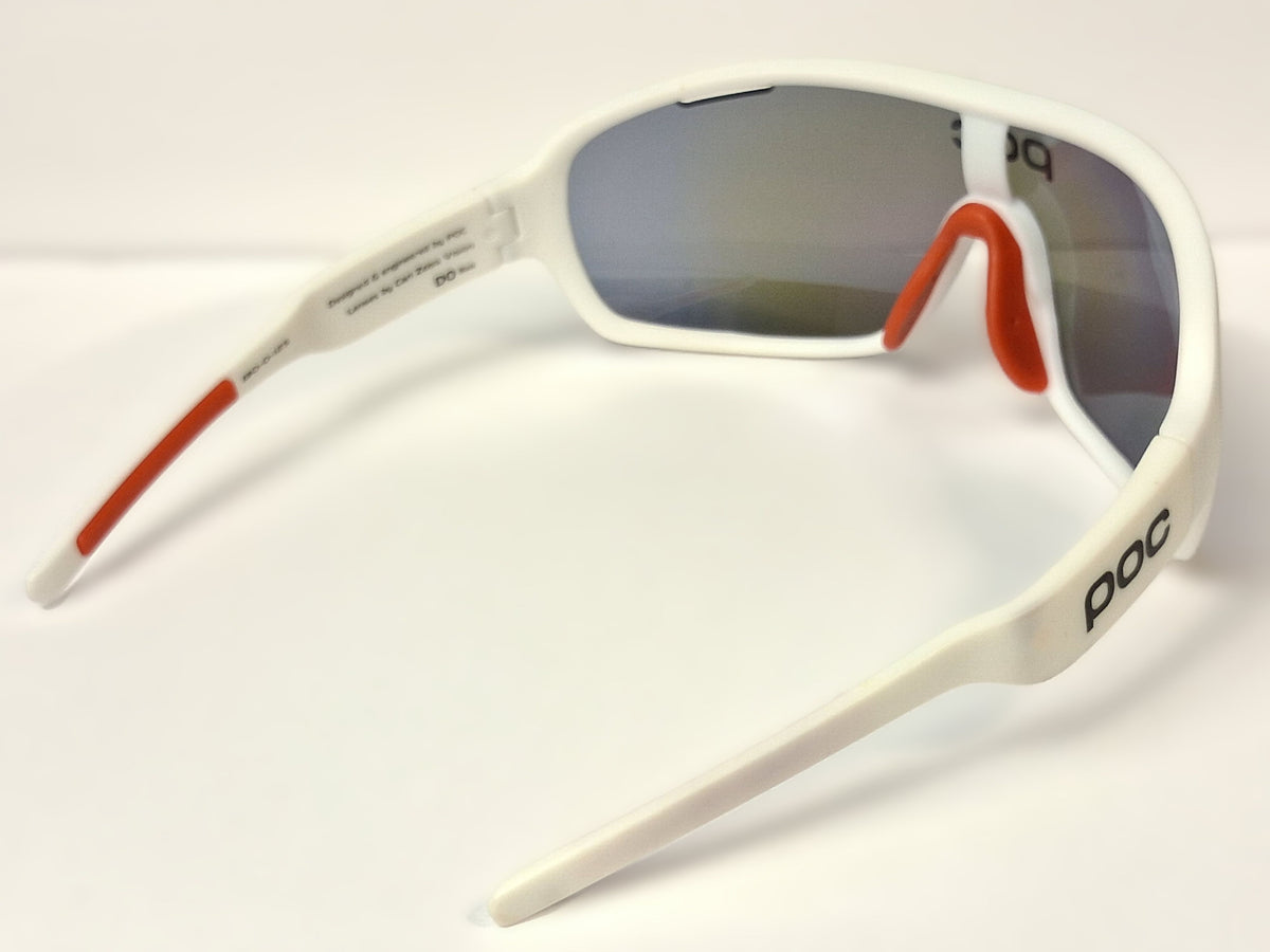 POC Do Blade Sunglasses White Mirrored Italy Performance Cycling Eyewear - Image 6
