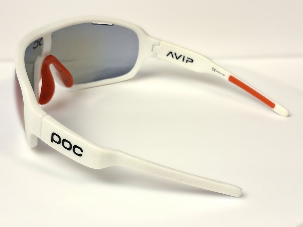 POC Do Blade Sunglasses White Mirrored Italy Performance Cycling Eyewear - Image 8
