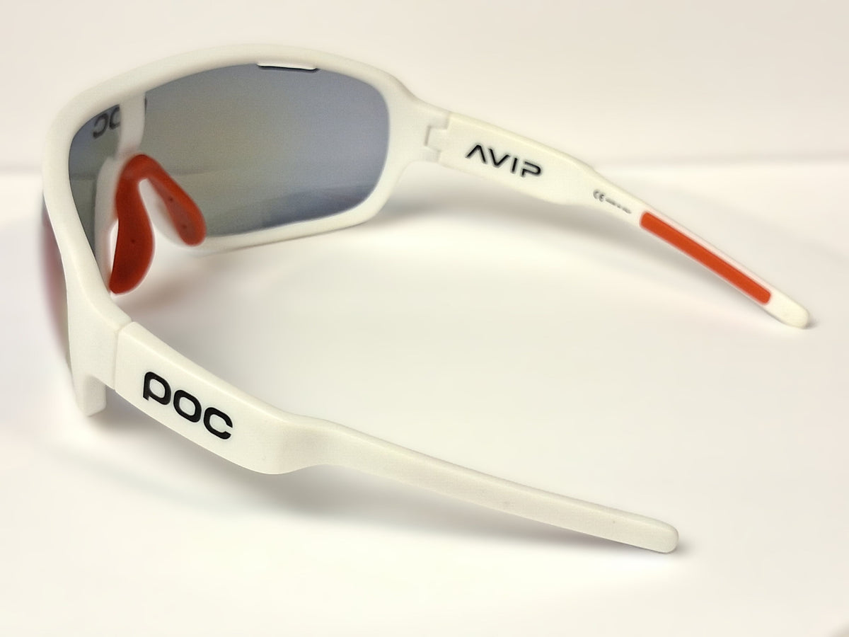 POC Do Blade Sunglasses White Mirrored Italy Performance Cycling Eyewear - Image 8