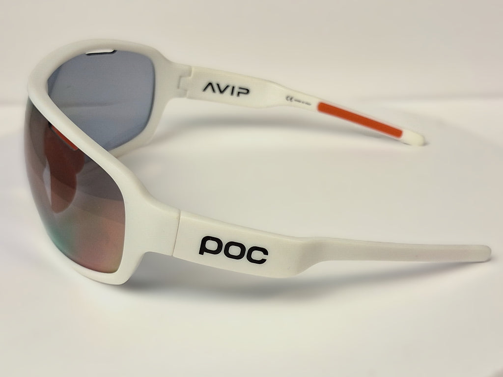 POC Do Blade Sunglasses White Mirrored Italy Performance Cycling Eyewear - Image 9