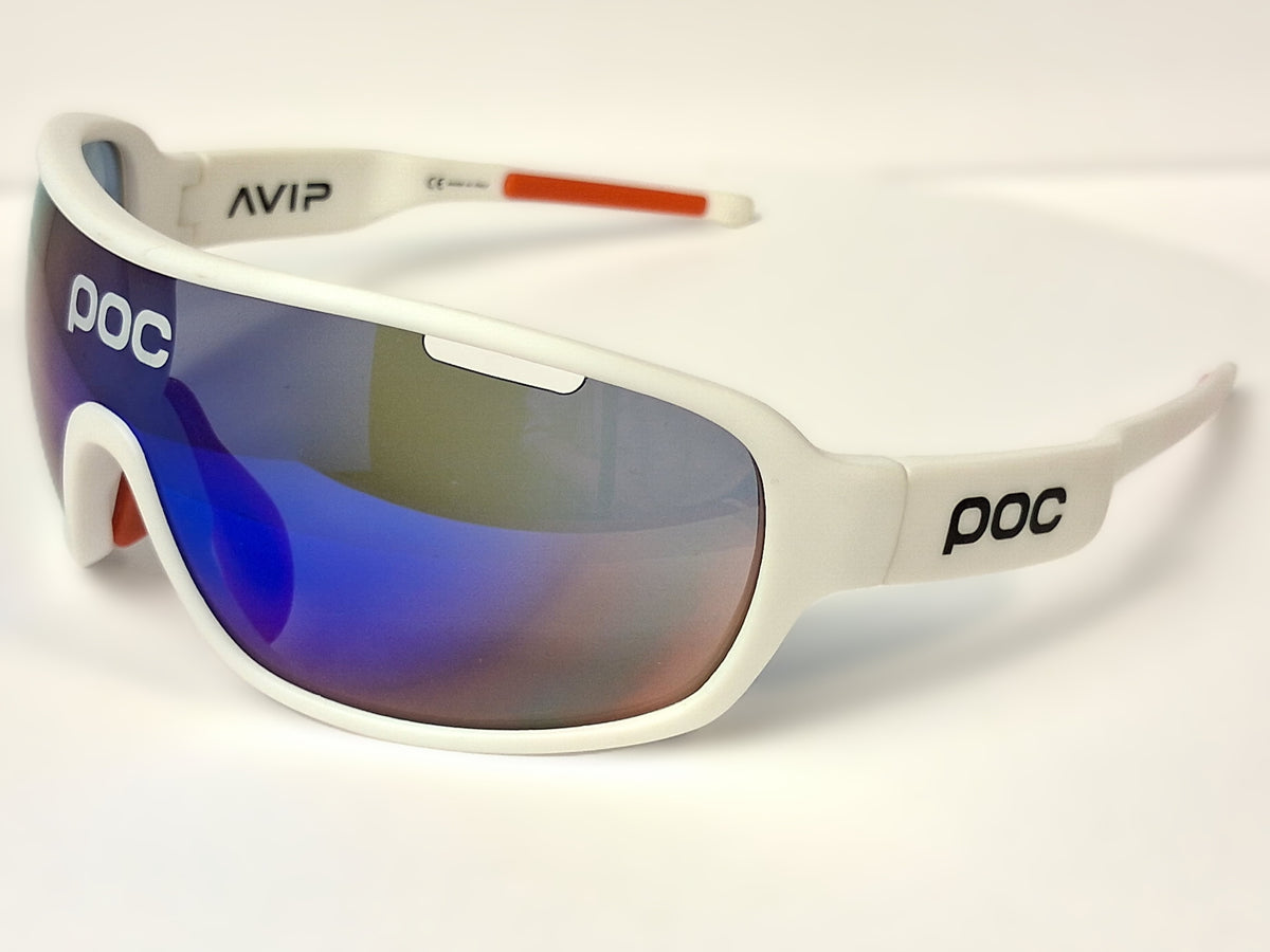 POC Do Blade Sunglasses White Mirrored Italy Performance Cycling Eyewear - Image 10