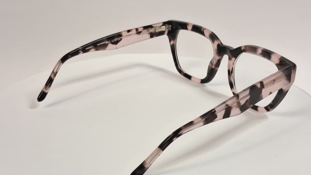 AJ Morgan Pink Tortoise Square Reading Glasses +2.0 50-21-140 - Video 1