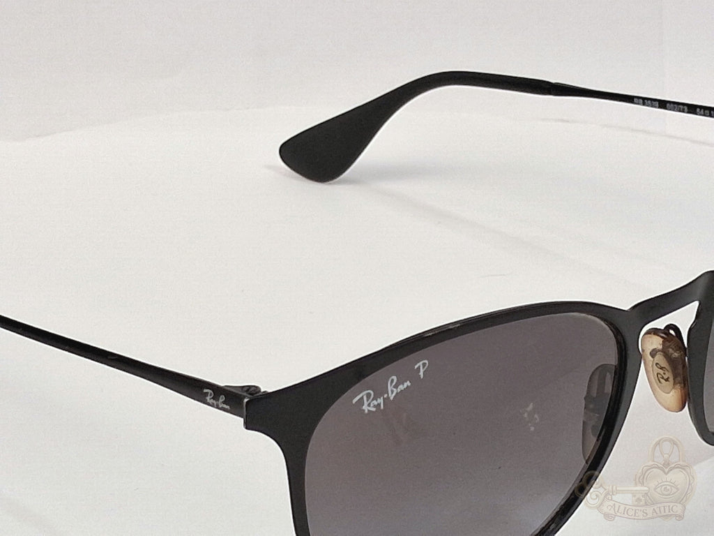 Ray-Ban RB3539 Polarized Sunglasses | Black Metal Frame - Image 9