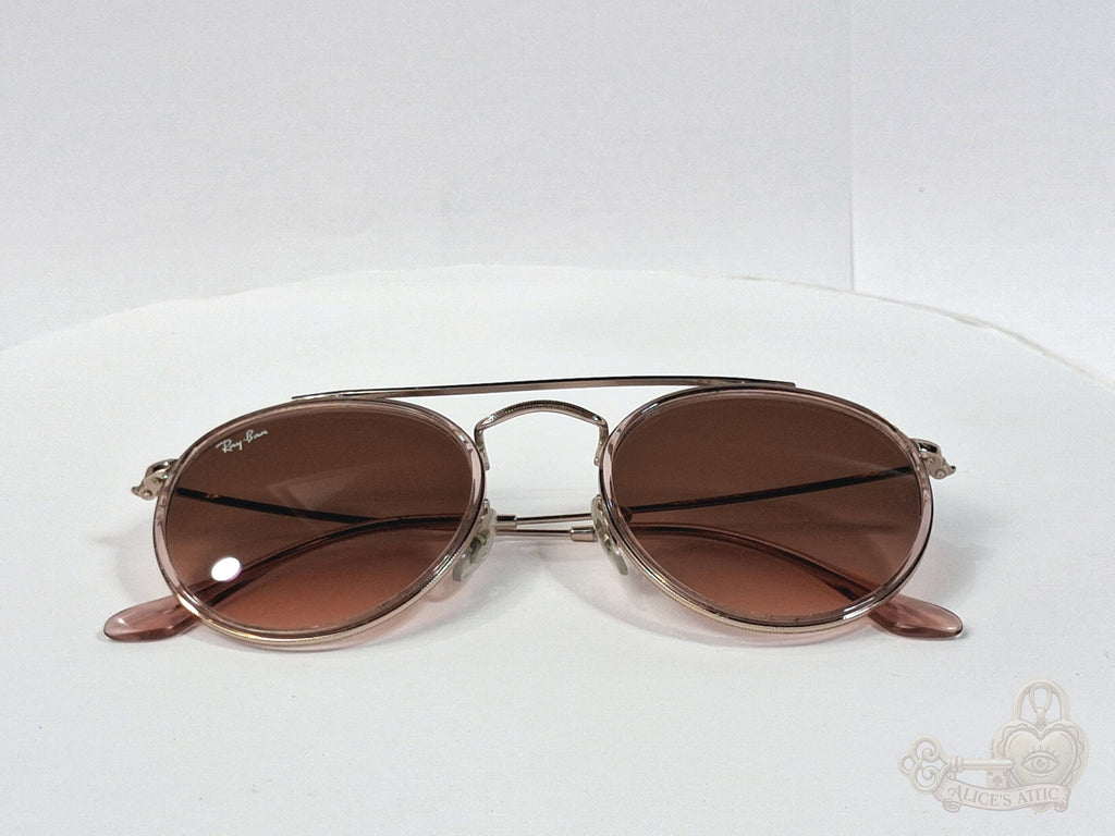 Ray-Ban RB3647-N Made in Italy Sunglasses | Gold Metal Round Frame - Image 12