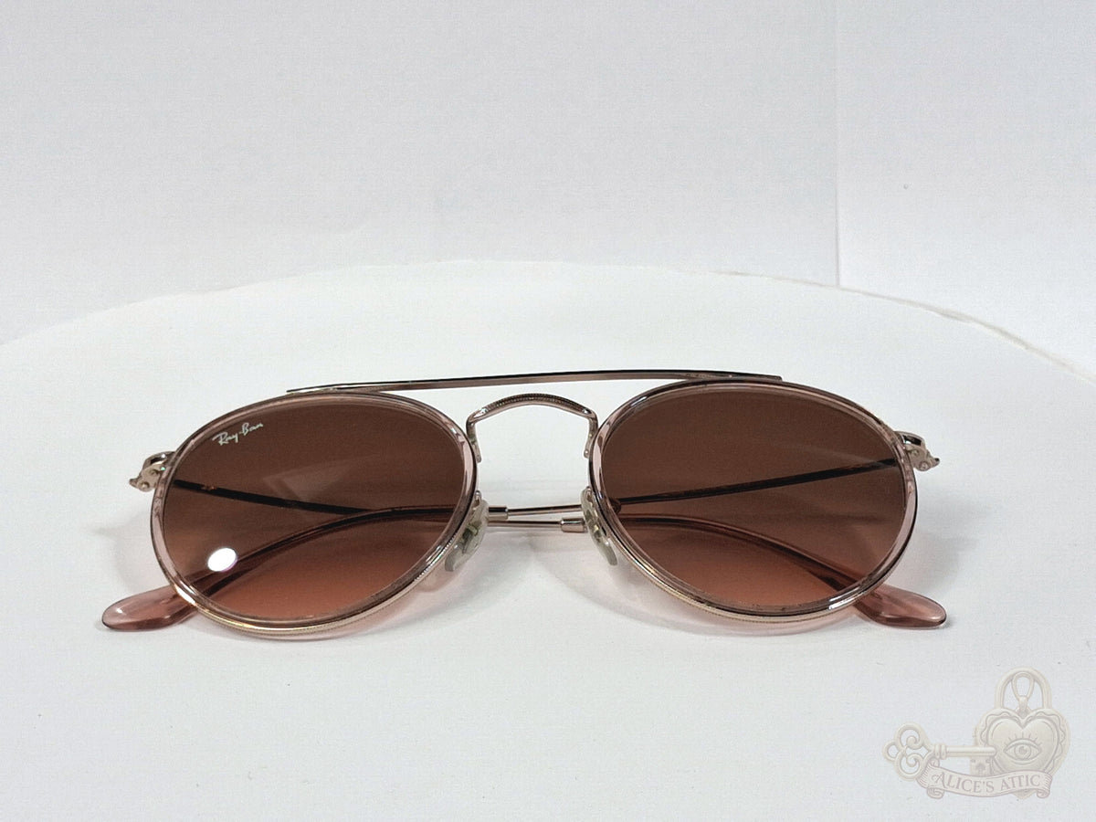 Ray-Ban RB3647-N Made in Italy Sunglasses | Gold Metal Round Frame - Image 12