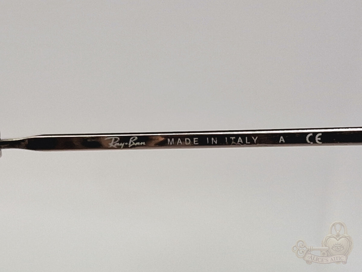 Ray-Ban RB3647-N Made in Italy Sunglasses | Gold Metal Round Frame - Image 13