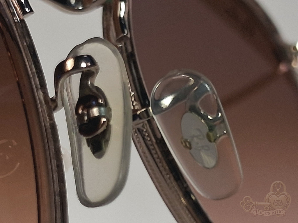 Ray-Ban RB3647-N Made in Italy Sunglasses | Gold Metal Round Frame - Image 15
